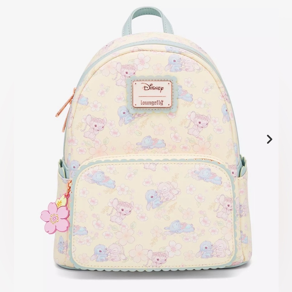 NWT Loungefly Disney Stitch and Angel backpack
